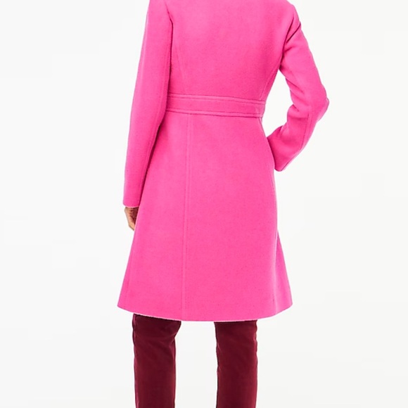J.Crew Barbie Pink Coat Wool Lady Day - NEW w Tags - Picture 5 of 7
